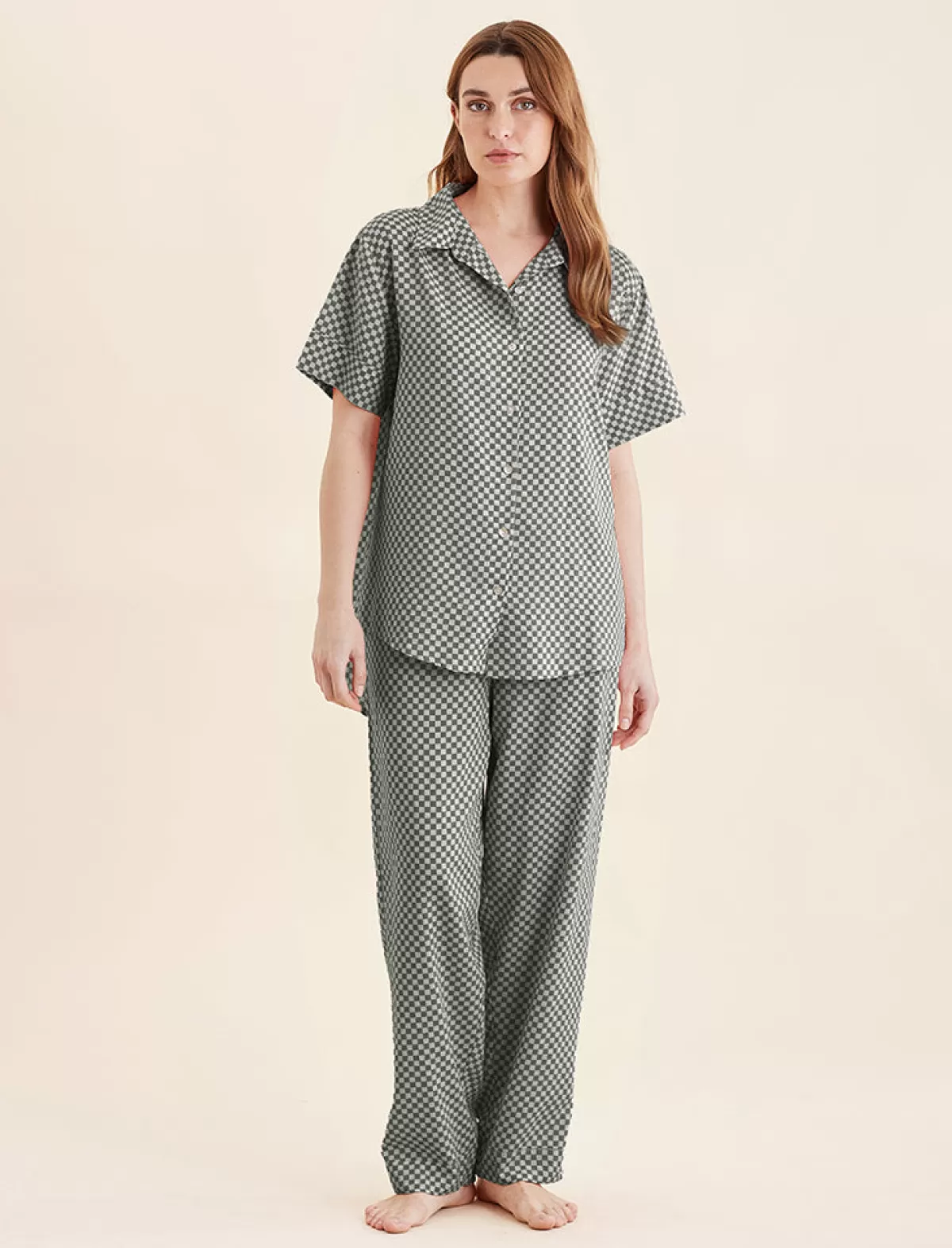 Papinelle Anais Short Sleeve Full Length PJs