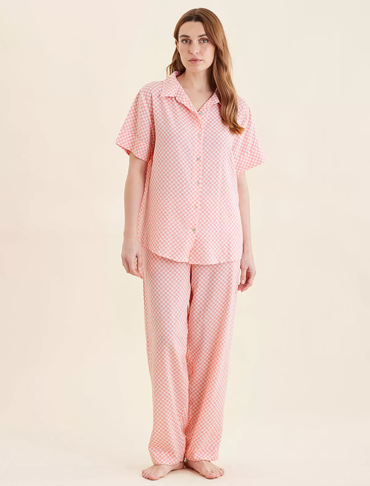 Papinelle Anais Short Sleeve Full Length PJs