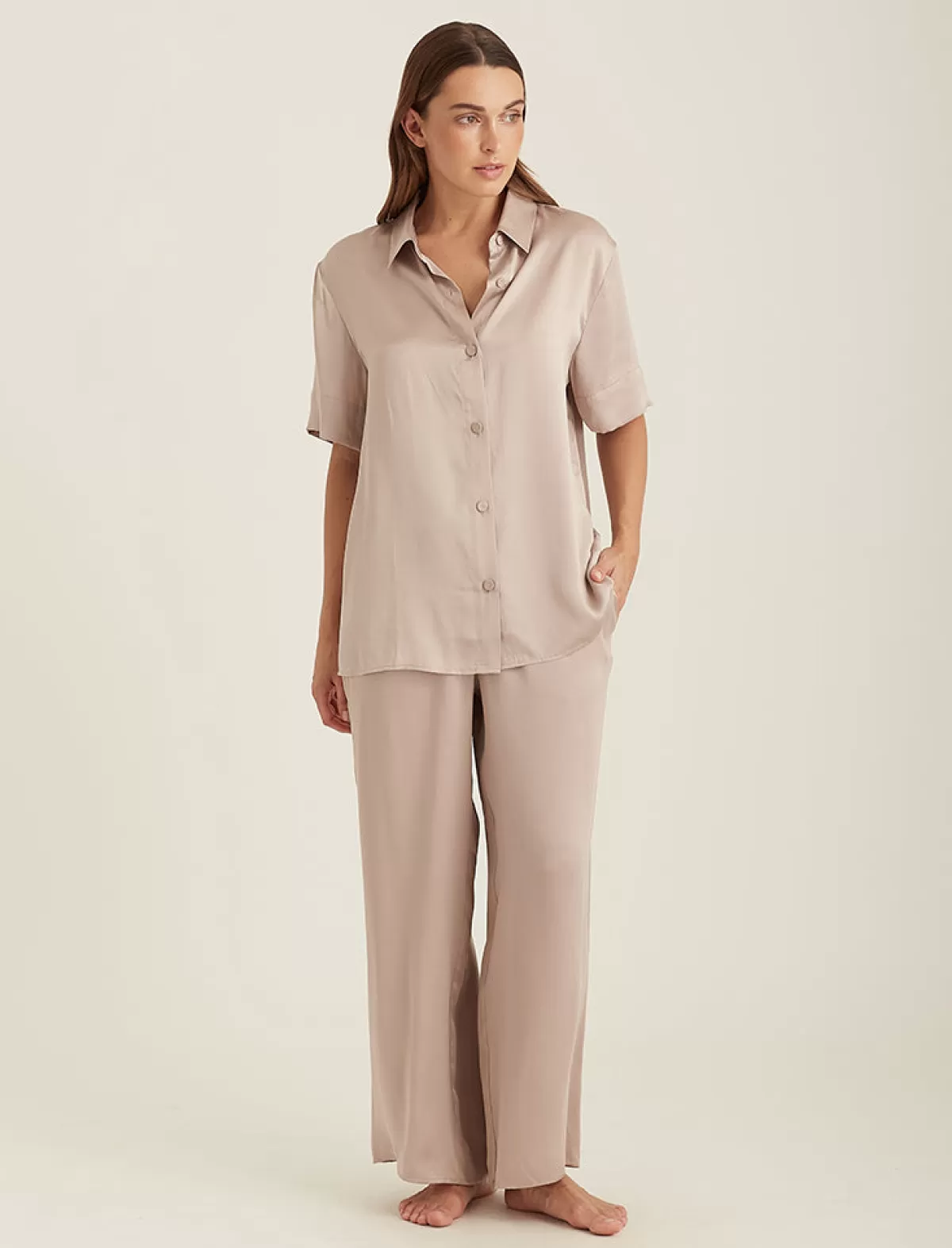 Papinelle Audrey Relaxed Washable Silk Shirt