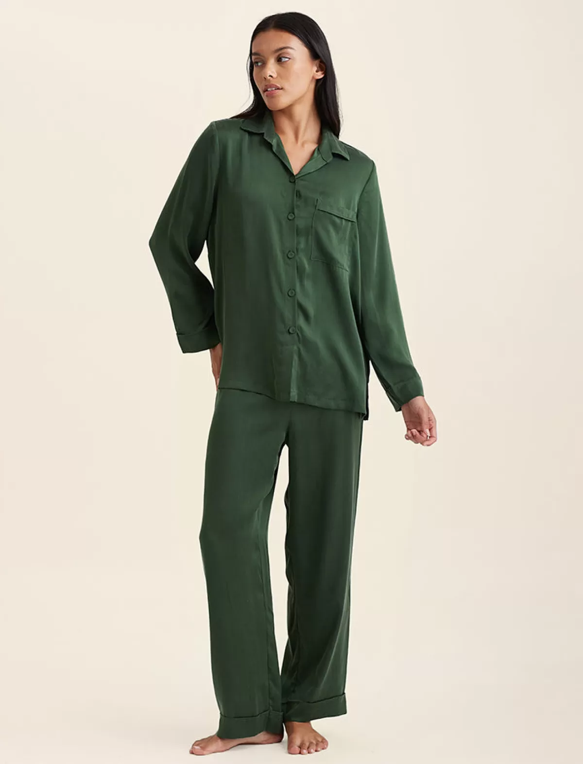 Papinelle Audrey Washable Silk Full Length PJ