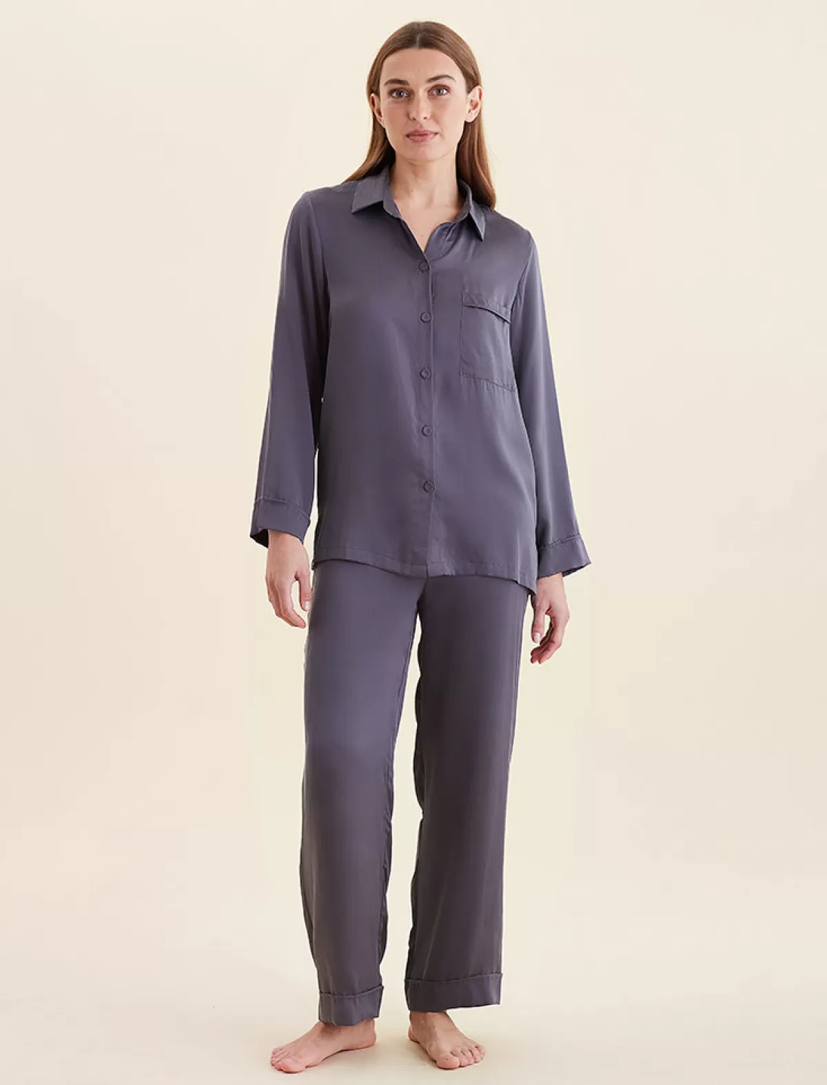 Papinelle Audrey Washable Silk Full Length PJ