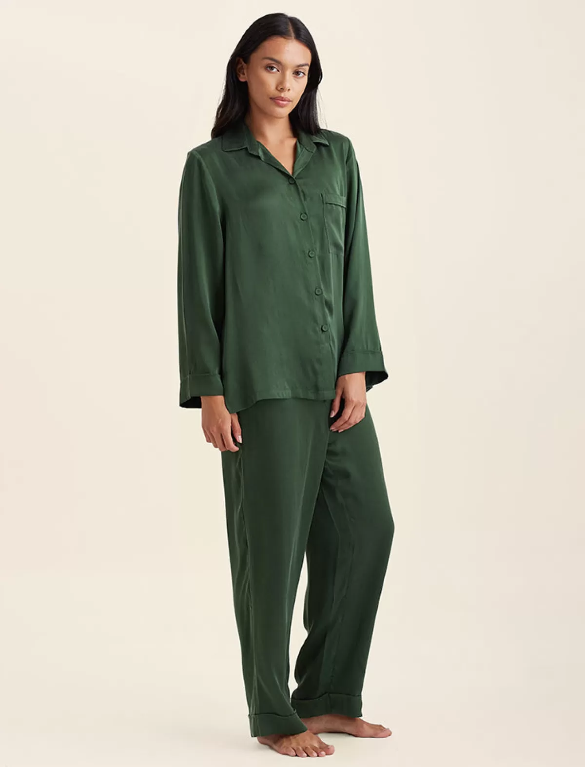 Papinelle Audrey Washable Silk Full Length PJ