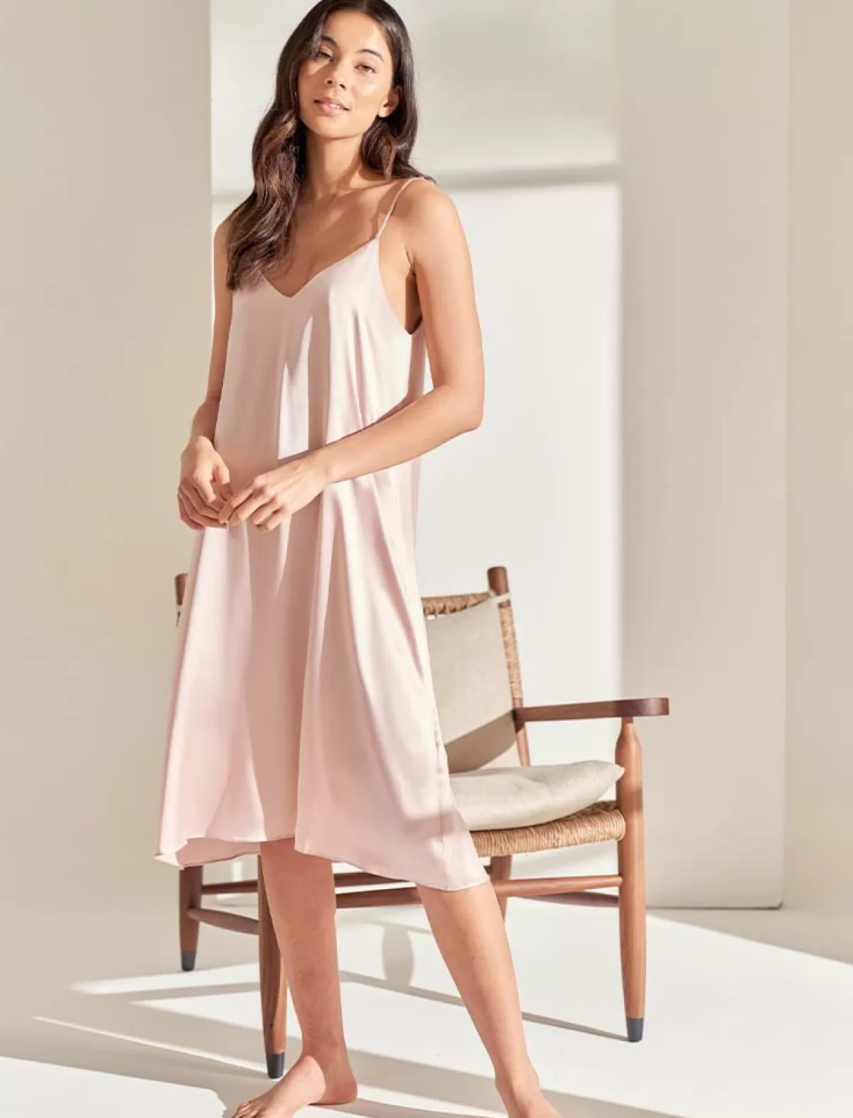 Papinelle Audrey Washable Silk Slip Nightie