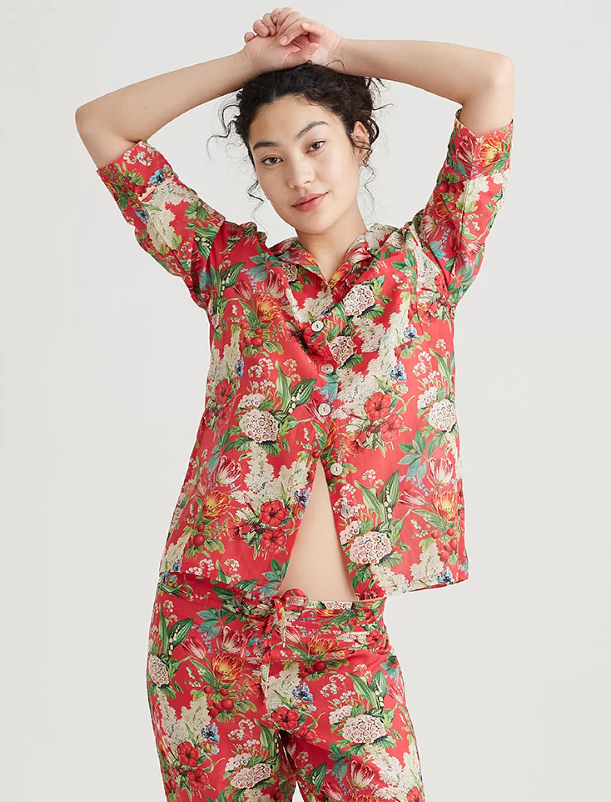 Papinelle Clara Crop PJ Shirt