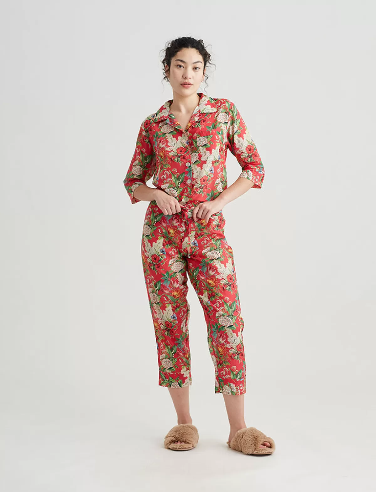 Papinelle Clara Crop PJ Shirt