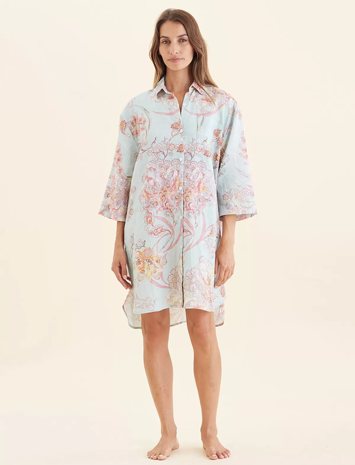 Papinelle Coco Resort Linen Nightshirt