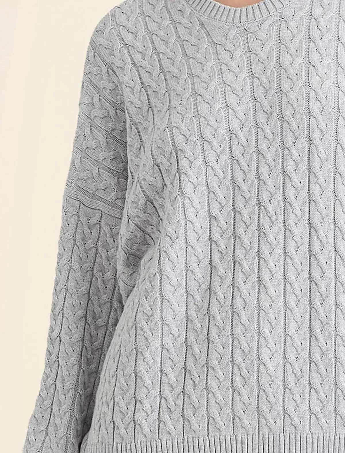 Papinelle Cosy Cable Cotton Cashmere Jumper