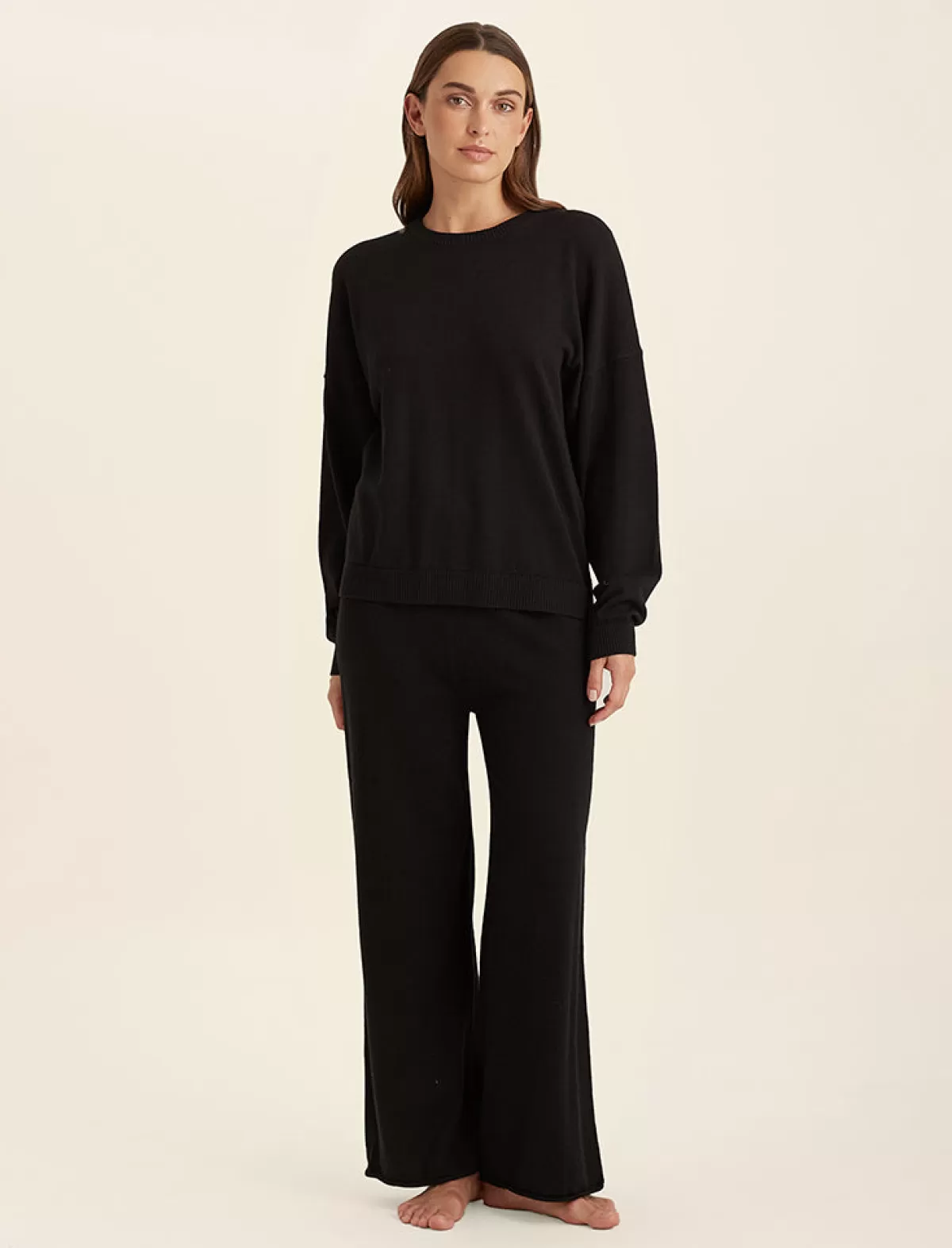 Papinelle Cotton Cashmere Straight Leg Pant