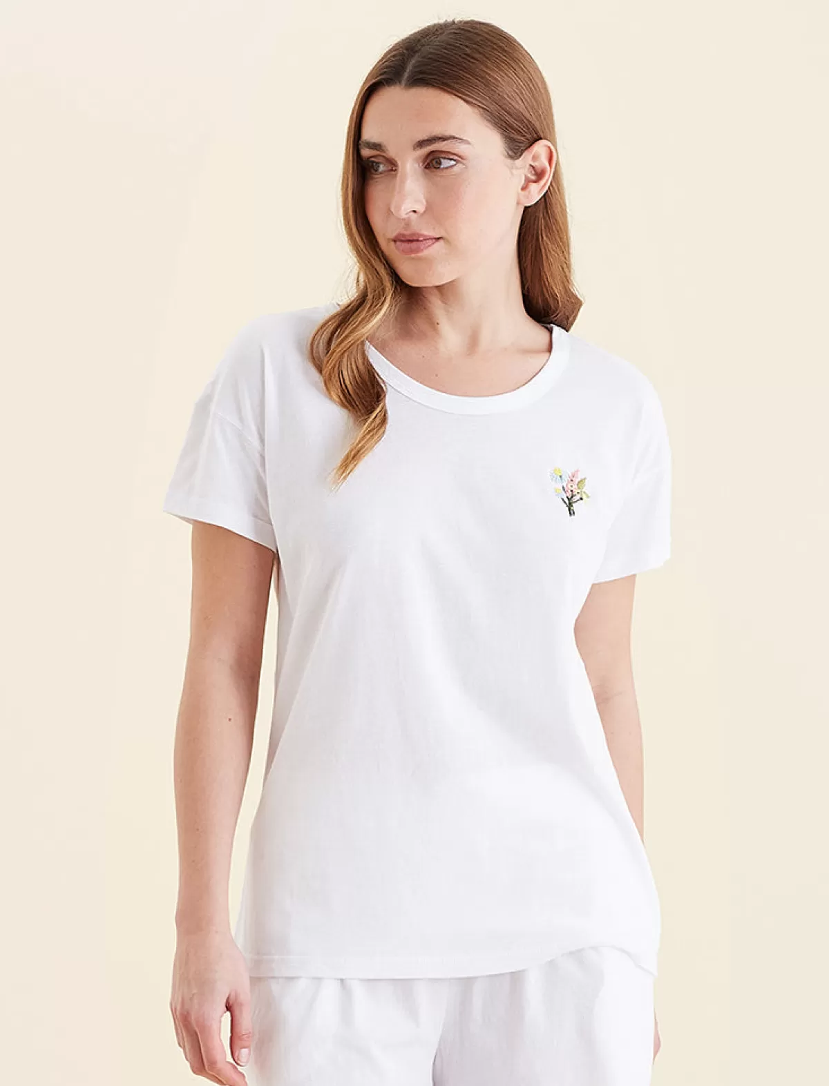 Papinelle Delphine Embroidered Tee