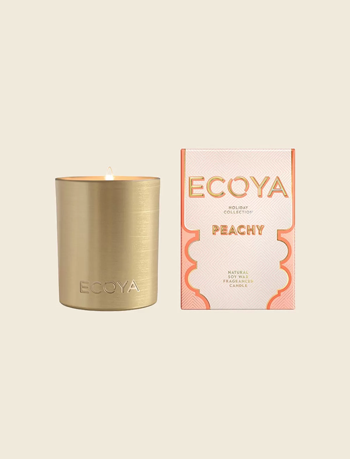 Papinelle Ecoya Goldie Candle - Peachy