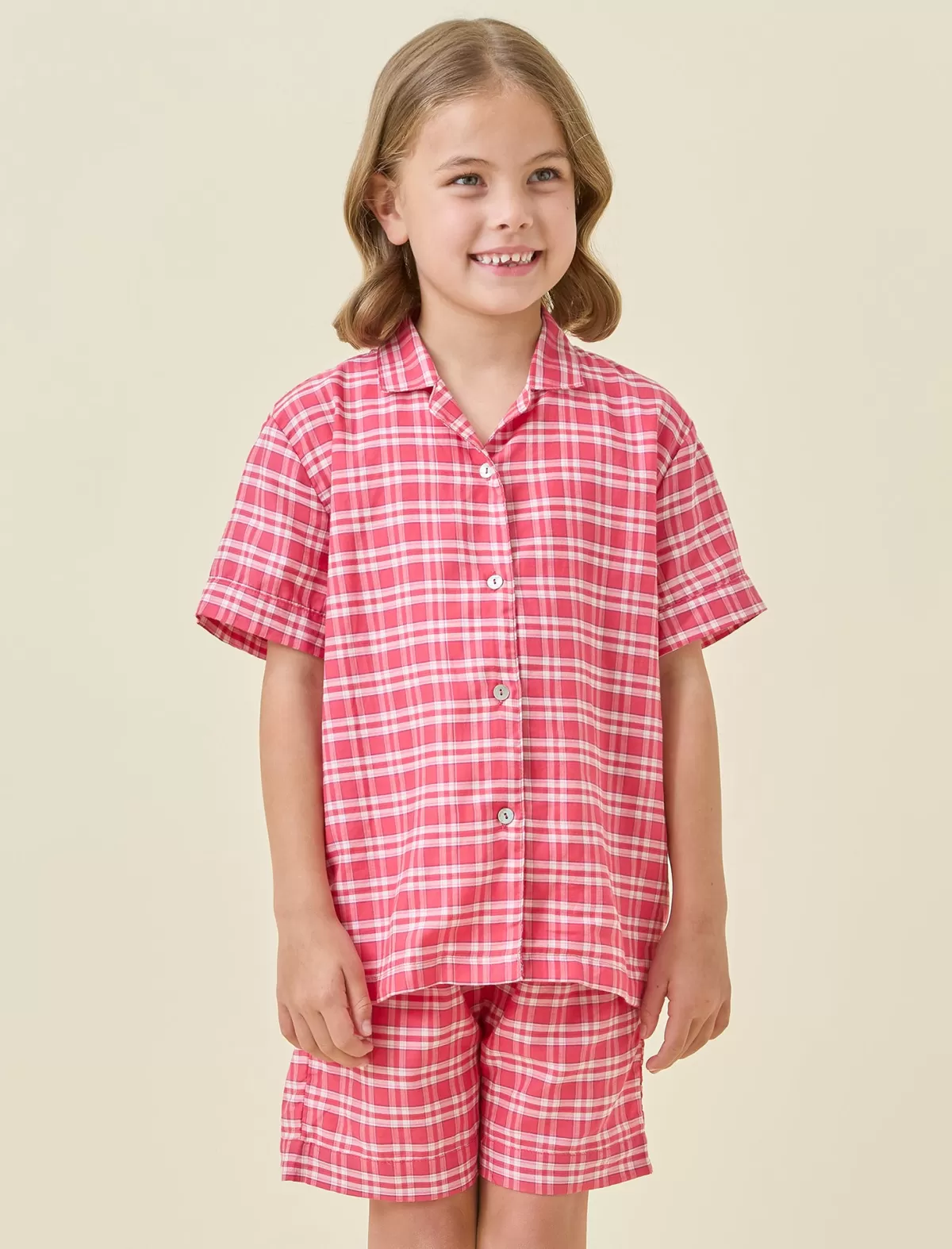 Kids Papinelle Holiday Plaid Kids PJ Boxer Set