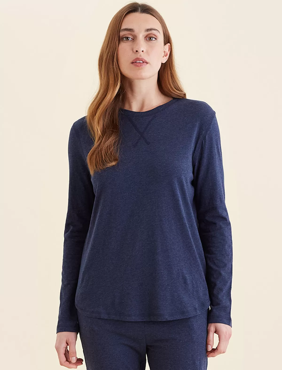 Papinelle Jada Organic Cotton Knit Long Sleeve Tee