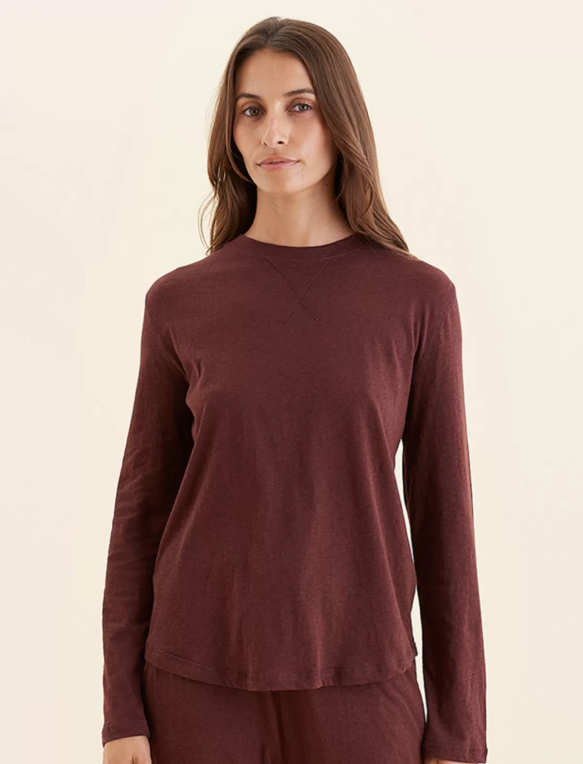 Papinelle Jada Organic Cotton Knit Long Sleeves Tee