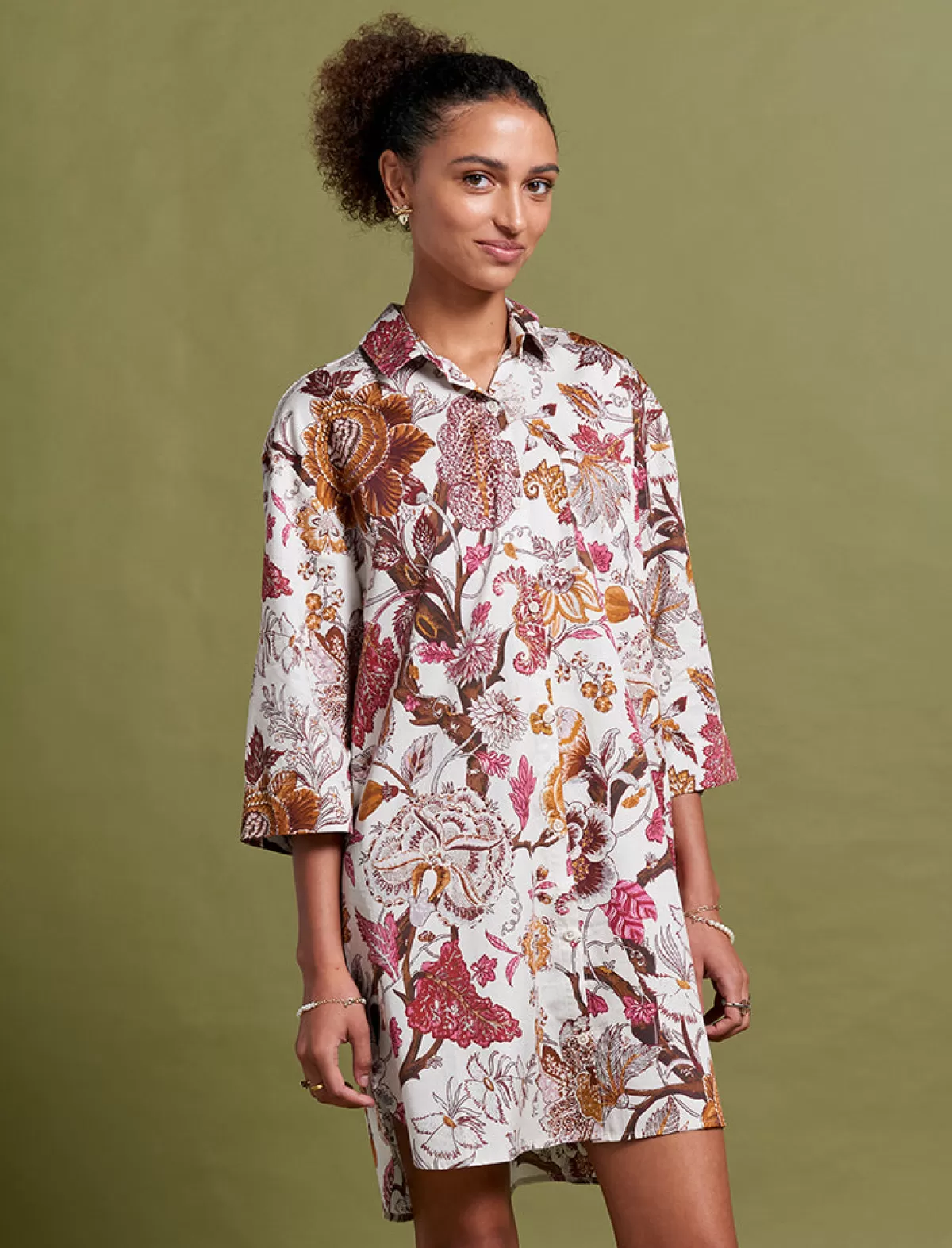 Papinelle Karen Walker Edwardian Floral Nightshirt