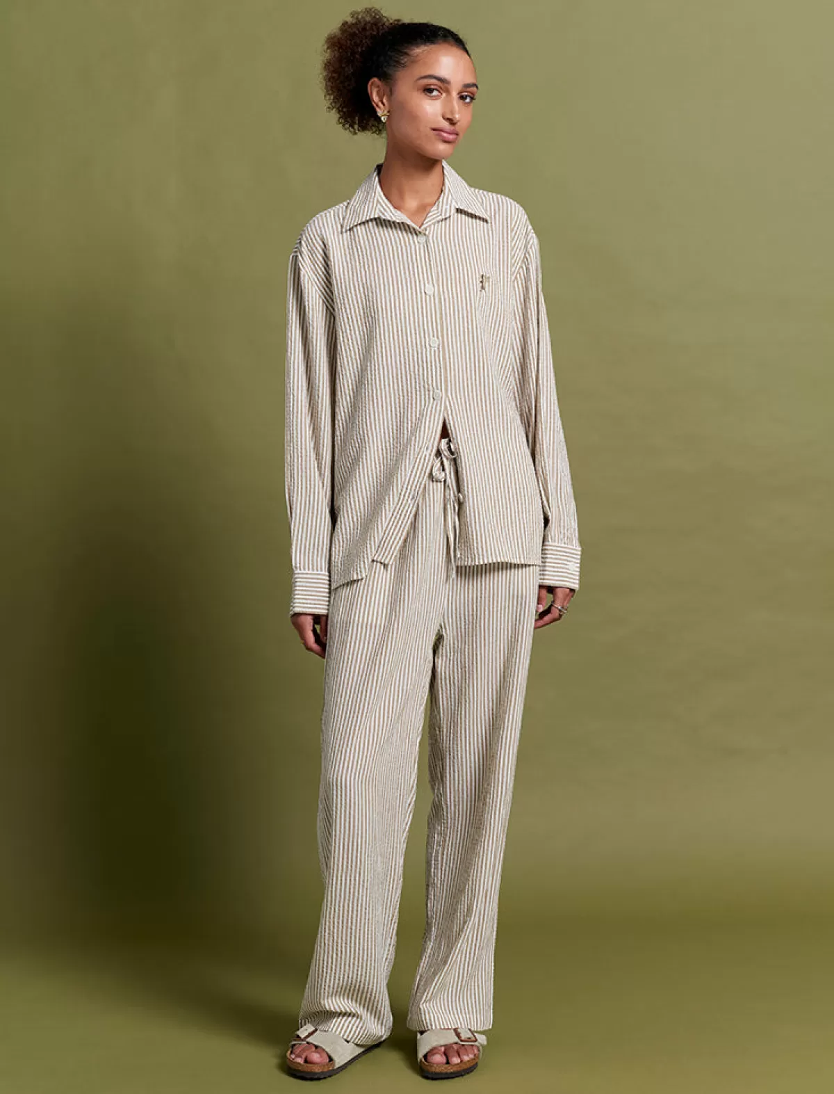 Papinelle Karen Walker Seersucker Stripe PJ Set