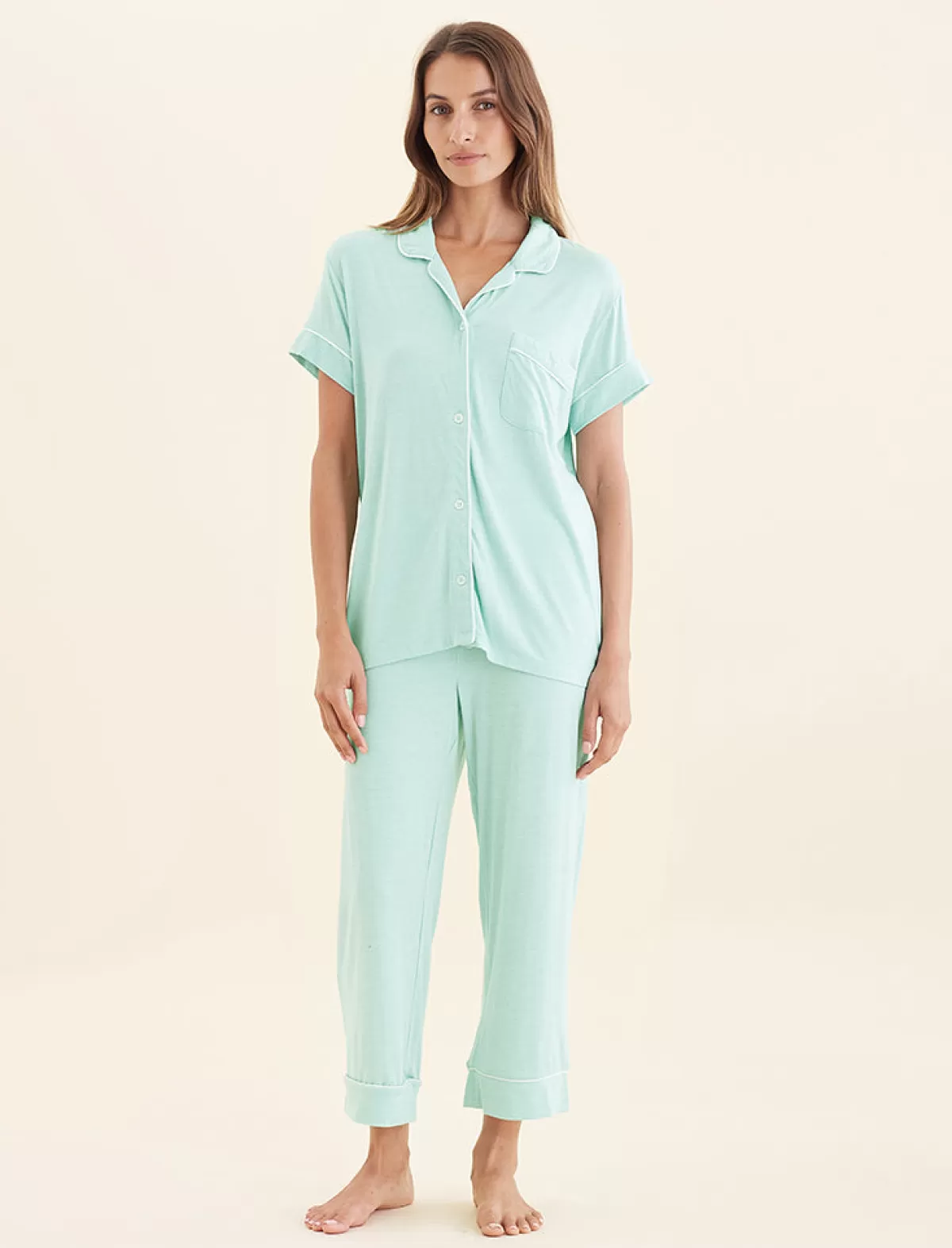 Papinelle Kate Modal Soft Crop PJ