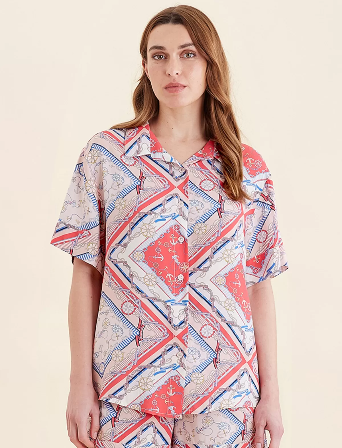 Papinelle Marine Short Sleeve Shirt