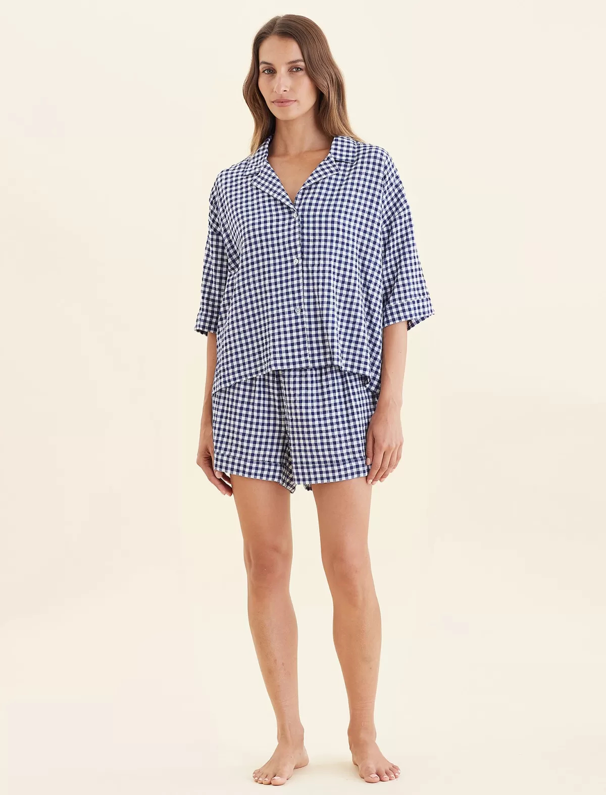 Papinelle Seersucker Short Sleeve Shirt